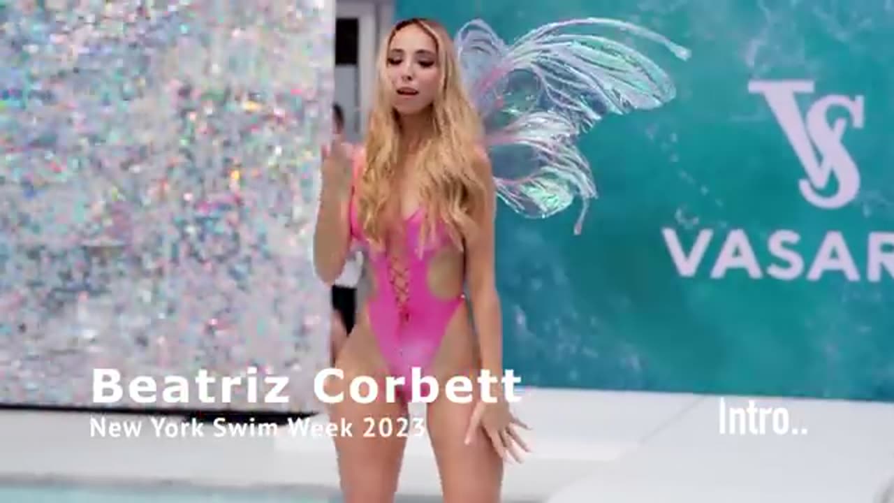 ✅ Beatriz Corbett in SLOW MOTION 🔥 New York Swim Week 2023 Bikini Runway