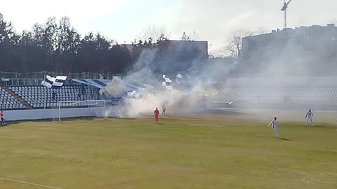 Sportul Studentesc vs Academia Germana. Spectacol galeria BiancoNeri ca in vremurile bune 09.02.2025