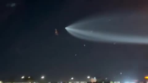 SpaceX launch seen from Phoenix Feb 10, 2025