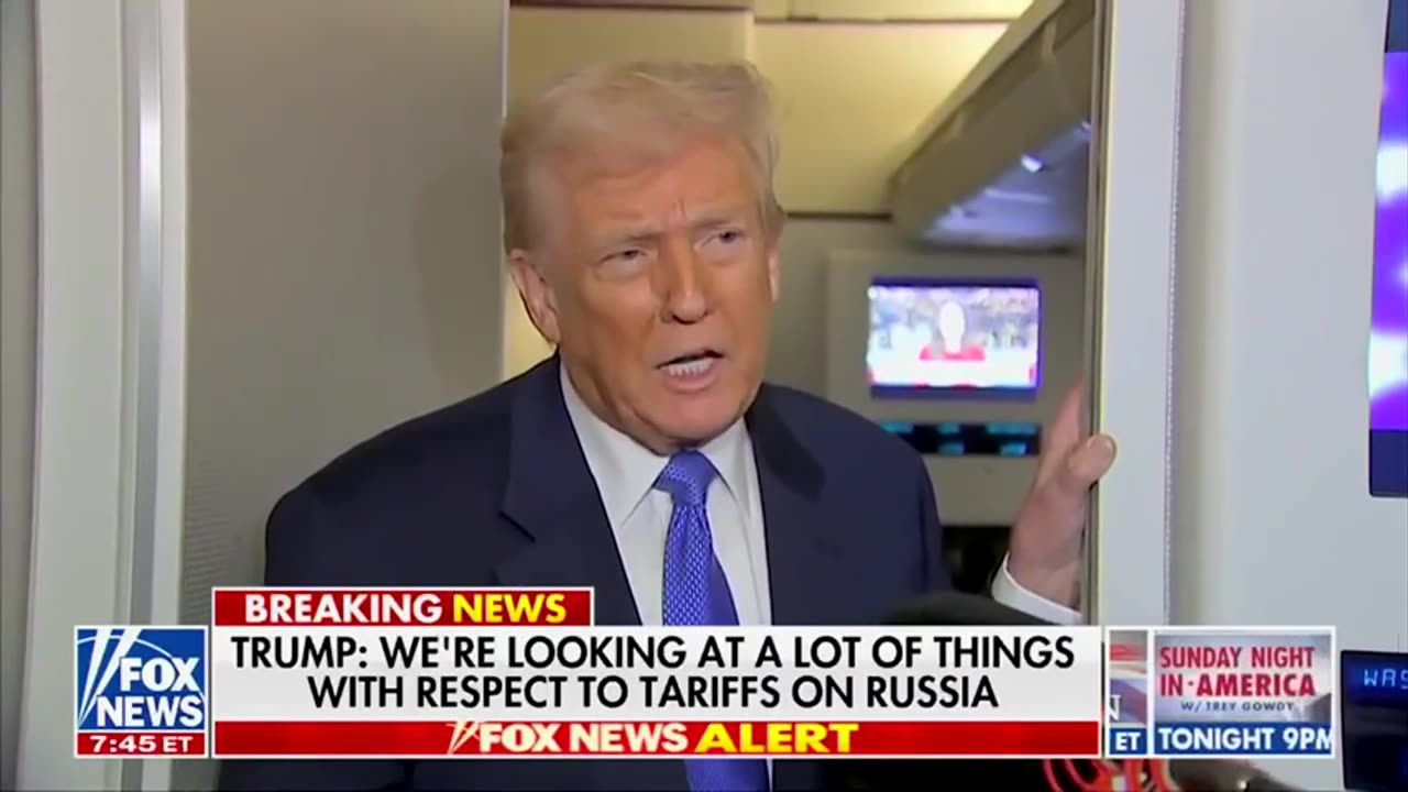 POTUS on tariffs: "It's going to make our country RICH again"