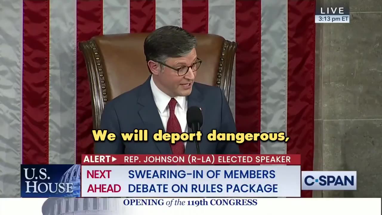 Speaker Mike Johnson: We Will Ieport EVERY illegal and Secure Our Borders