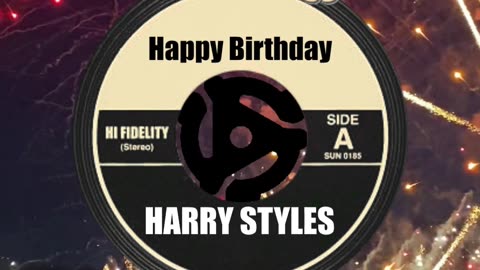 HAPPY BIRTHDAY HARRY STYLES