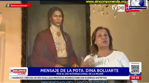 EN EL DÍA DE LA MUJER, DINA BOLUARTE HABLÓ Y DESTACÓ A LA MUJER TRABAJADORA, VALIENTE Y DE VIRTUDES