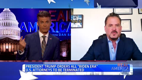 REAL AMERICA -- Dan Ball W/ Dan Geltrude, Trump Orders Firing Of Biden U.S. Attorneys, 2/19/25