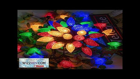 100LED 81 FT C9 Christmas String Lights Plug in Fairy Twinkle String Review