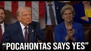 Elizabeth Warren left FUMING after Trump calls her POCAHONTAS to her face