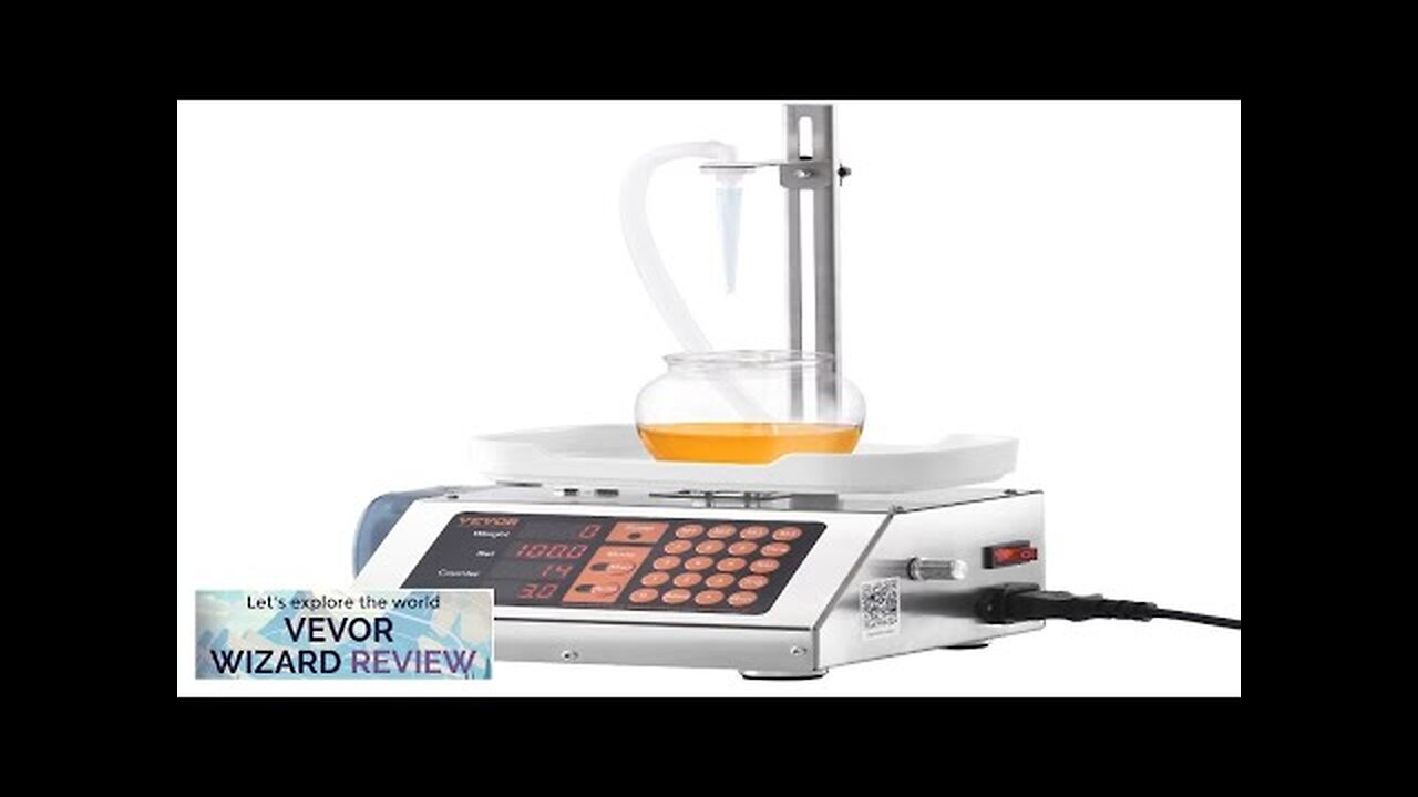 VEVOR Liquid Filling Machine 5-300 g Weighing Capacity Automatic Bottle Filler Machine Review