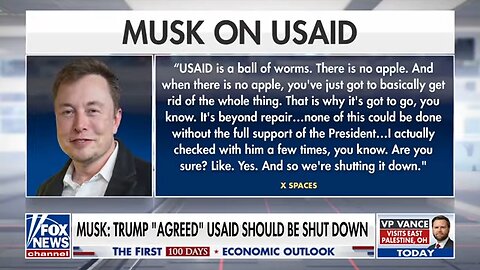 Elon Musk says Trump agrees USAID should be shut down: It's 'beyond repair'