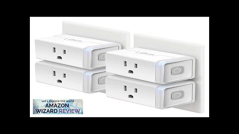 Kasa Smart Plug HS103P4 Smart Home Wi-Fi Outlet Works with Alexa Echo Review