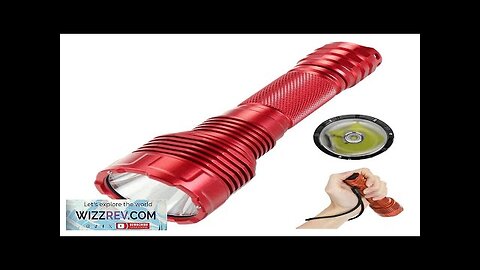 SEEKNITE C8H LML3AW LED 2000lm Flashlight 6500K 20W Power by 18650 Battery Review