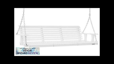 VEVOR Wooden Porch Swing 4.5 ft Patio bench swing for Courtyard Review