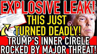 Explosive LEAKl! This Just Turned Deadly! Trump's Inner Circle Rocked by Major Threat!