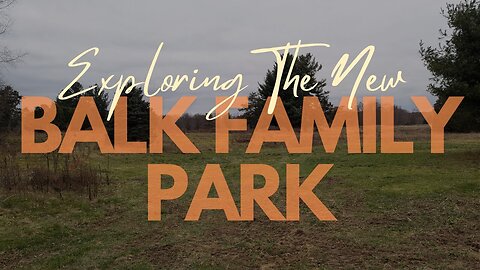 Exploring the Balk Family Park, Cloudy Fall Hike | Full Hike POV | Hiking, Nature ASMR | Kent, MI