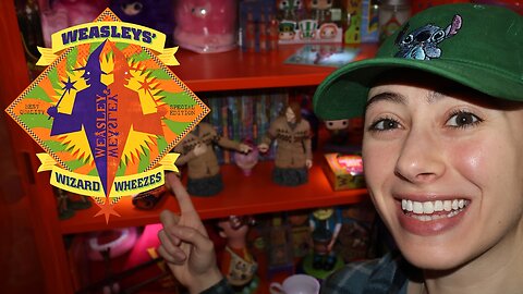 Taking A Look At My Weasleys' Wizard Wheezes Cabinet! | Harry Potter Room Tour