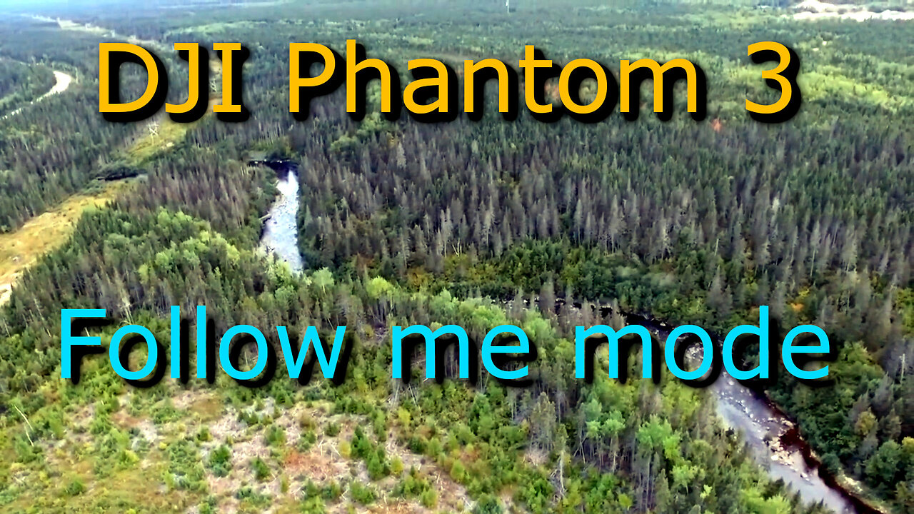 DJI Phantom 3 Follow Me Mode - Auto Tracking Test!