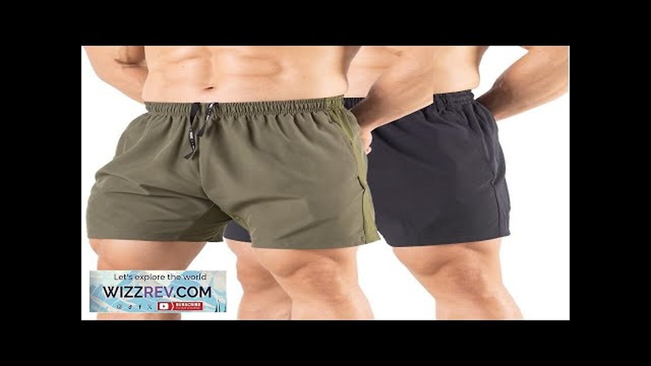 Men's 5" Running Shorts 2 Pack Quick Dry Athletic Workout Gym Shorts Review