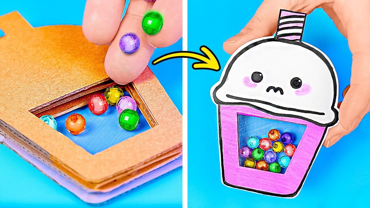 Easy Rainbow Cardboard Crafts for School 🎨📚 | DIY Fun & Simple Ideas!
