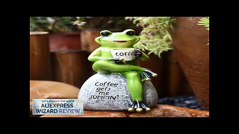 1pc resin patio lawn decoration desktop balcony home furnishings cartoon animal frog Review