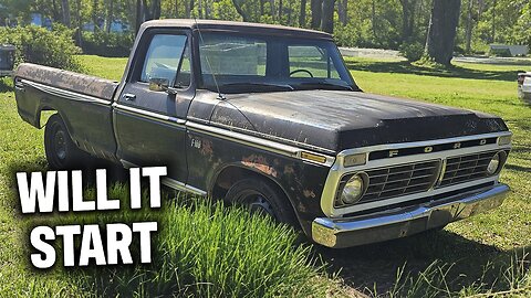 WILL IT START? Abandoned 1974 Ford F100!