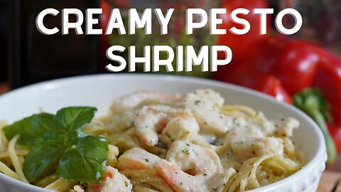 THIS IS A MUST HAVE * Italian Pesto Shrimp and Pasta Recipe