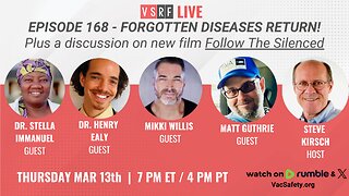 VSRF Live #168: Forgotten Diseases Return! Plus new film Follow The Silenced