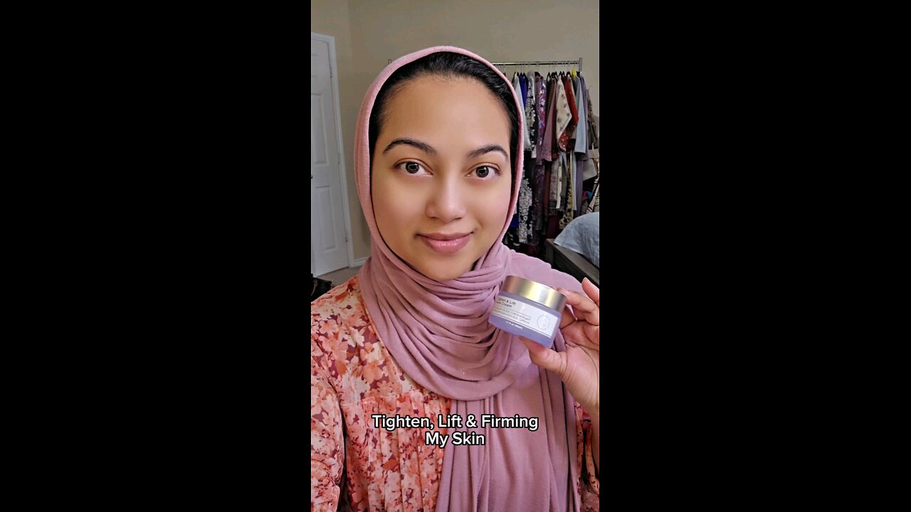 Tighten, Lift & Firming My Face, Neck and Chest using this cream