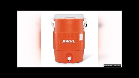 Igloo Portable Sports Cooler Water Beverage Dispenser with Flat Seat Lid Review