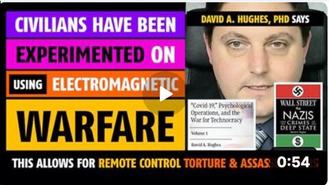 Electromagnetic Warfare | Has been used Against People | David A. Hughes, PhD