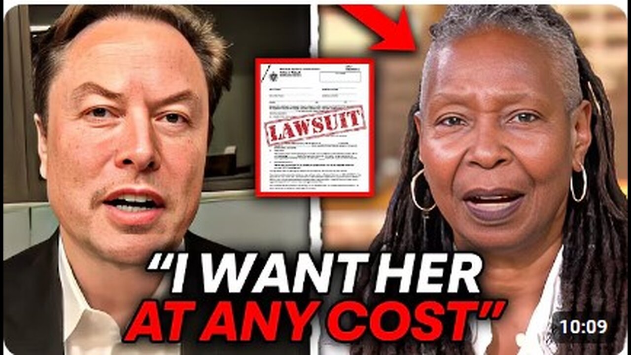 Whoopi Goldberg Flees as Elon Musk Files $80M Lawsuit Against Her