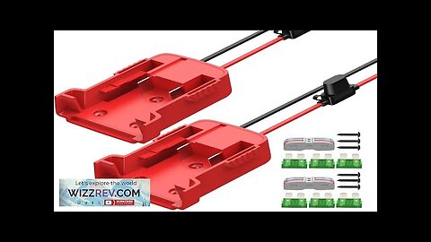 DaierTek 2PCS Power Wheel Battery Adapter for Milwaukee M18 Battery Adapter Converter Review