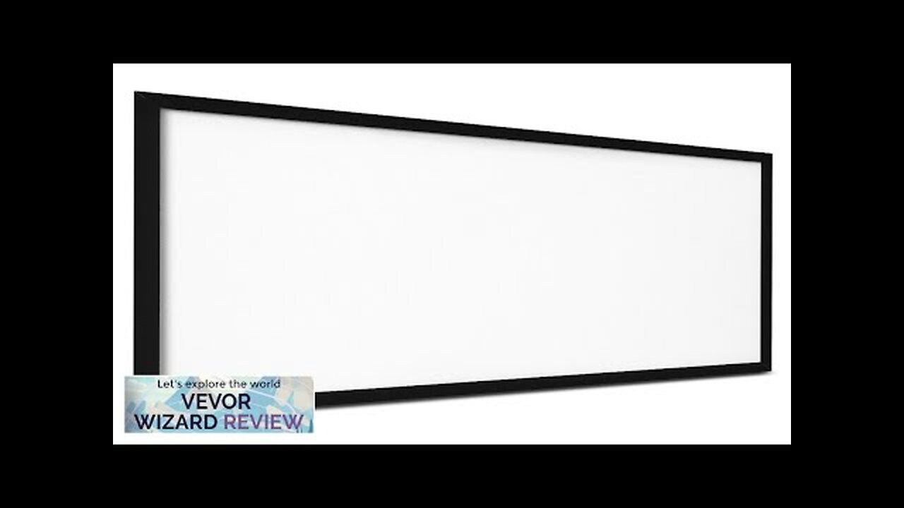 VEVOR Projector Screen Fixed Frame 135inch Diagonal 16:9 Movie Projector Screen 4K Review