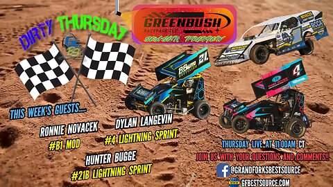 DIRTY THURSDAY - with Lightning Sprints #4, Dylan Langevin & #21B, Hunter Bugge