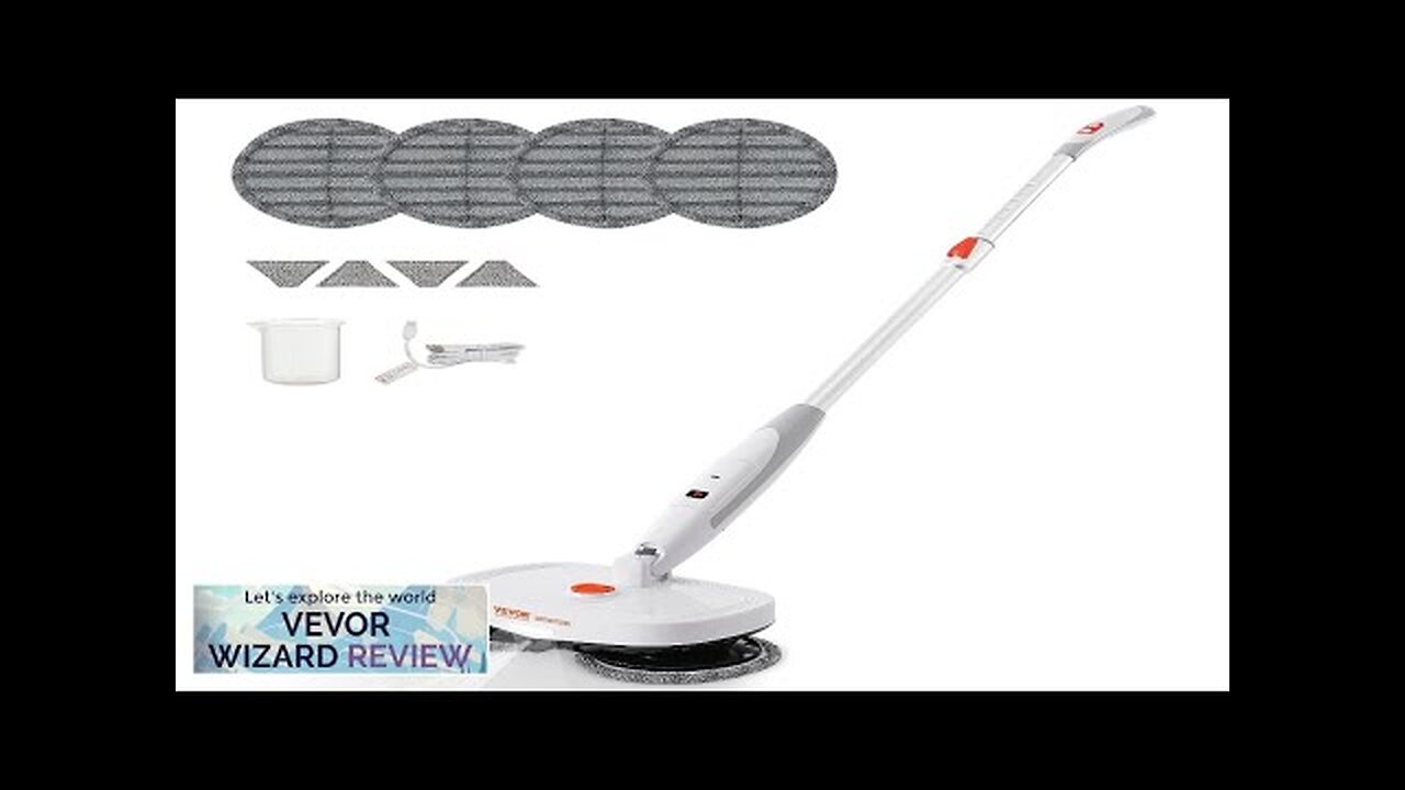 VEVOR Cordless Electric Mop Electric Spin Mop with Water Tank Review