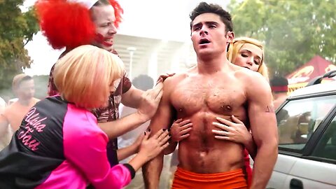 Zac Efron Swaps Baby Oil for Beef Grease?! 🤣🔥 | Neighbors 2 CLIP