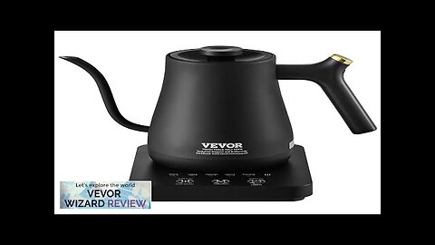 VEVOR Electric Gooseneck Kettle 1L Temperature Control Pour Over Coffee Kettle Review