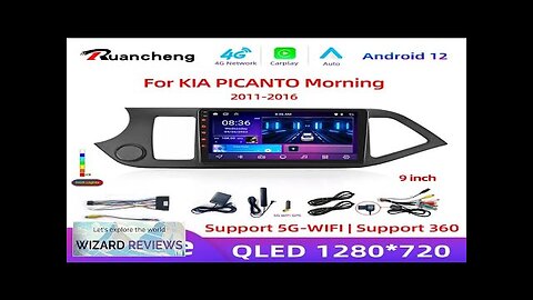 8Core 2din Android 12 Carplay Car Radio Multimidia Video Player For KIA Review