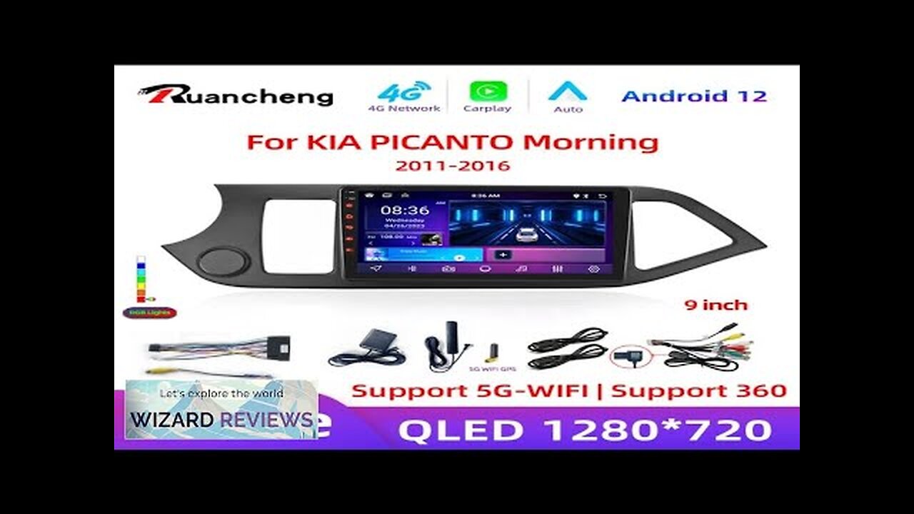 8Core 2din Android 12 Carplay Car Radio Multimidia Video Player For KIA Review