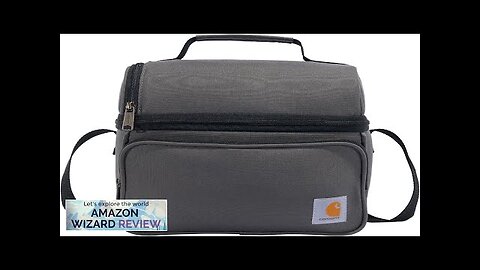 Carhartt Insulated 12 Can Two Compartment Lunch Cooler Durable Fully-Insulated Lunch Box Review