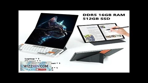 14 14 inch dual screen laptop DDR5 16GB RAM Intel N100 2.5K Review