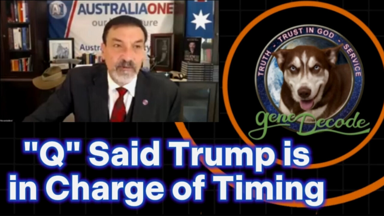 Riccardo Bosi & Gene Decode: "Q" Said Donald Trump is in Charge of Timing