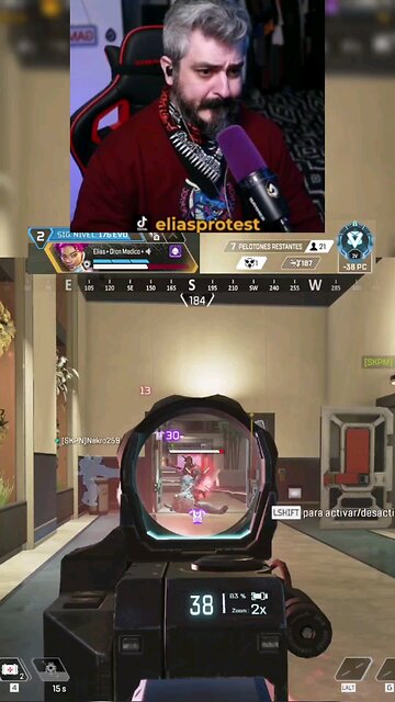 los revivo y vamos a buscar zona, sale un team 🤭😂🤩 #apex #apexlegends #eliasprotest