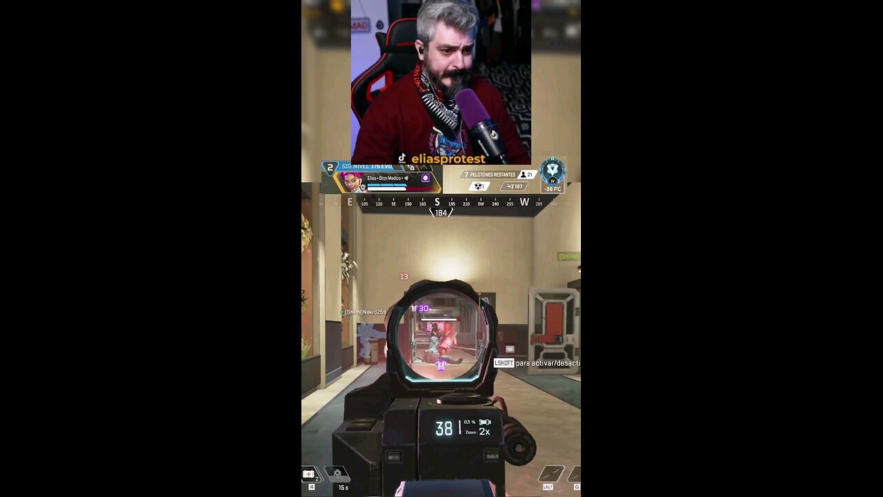 los revivo y vamos a buscar zona, sale un team ðŸ¤ðŸ˜‚🤩 #apex #apexlegends #eliasprotest