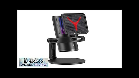 Yanmai GM7 Wired Condenser Microphone Computer Microphone RGB Light Intelligent Noise Review