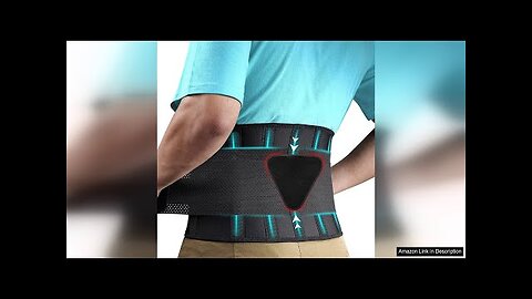 FEATOL Breathable Back Brace with Lumbar Pad for Women & Men Review