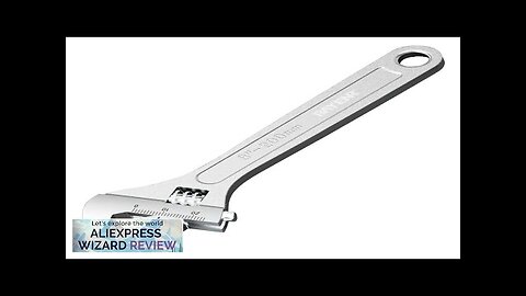 RAYENR Adjustable Wrench Large Openin long Handle Universal Spanner Carbon Steel Mechanical Review