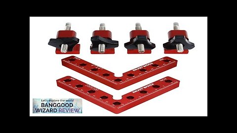 ENJOYWOOD 6PCS Woodworking Upgrade Right Angle Positioning Clamp Precision 90 Degree Review