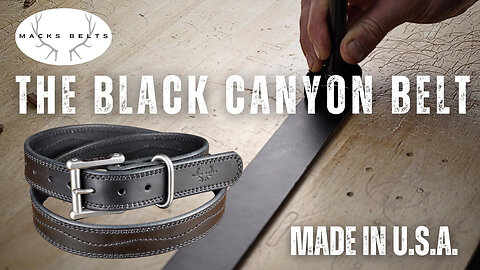 Macks Belts: The Black Canyon Belt | Navy SEAL Belt Company | Made in U.S.A.