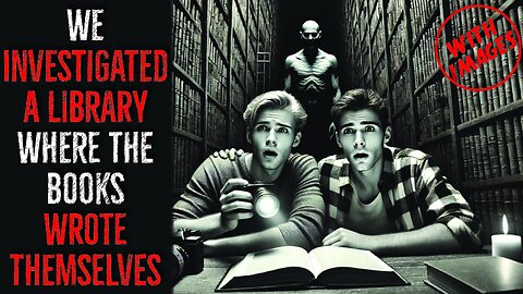 We Investigated a Library Where the Books Wrote Themselves - Scary stories Creepypasta Horror story