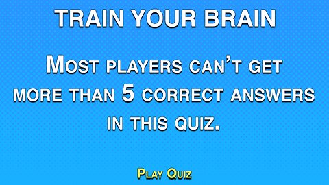 Train That Brain Of Yours