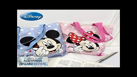 New Disney Mickey and Minnie Cartoon Creative Printed Pattern Handbag Large Capacity Review